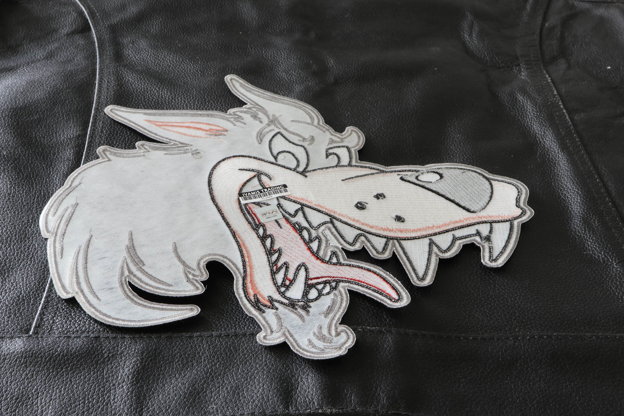 Cartoon Wolf Large Back Patch | Wolf Patches -TheCheapPlace