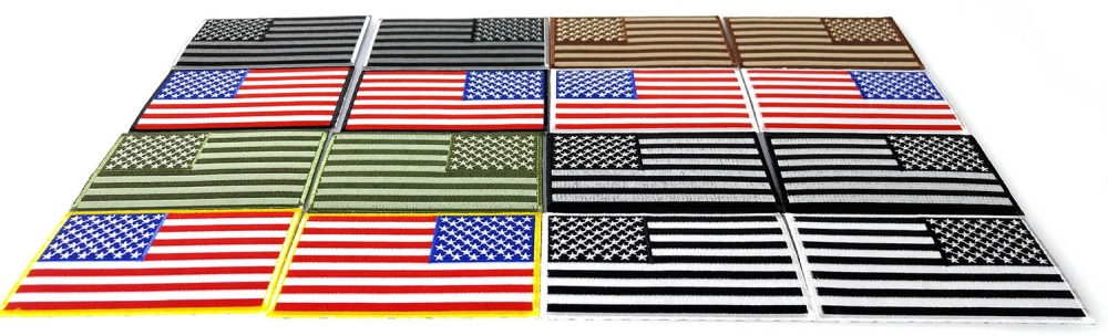 New 5 inch American Flag Patches now Available