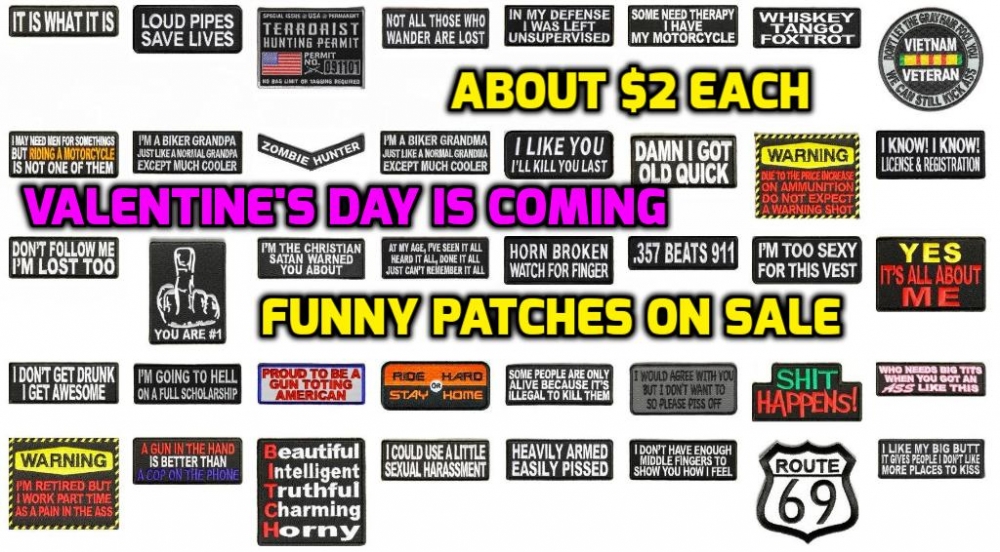 Funny Patches On Sale