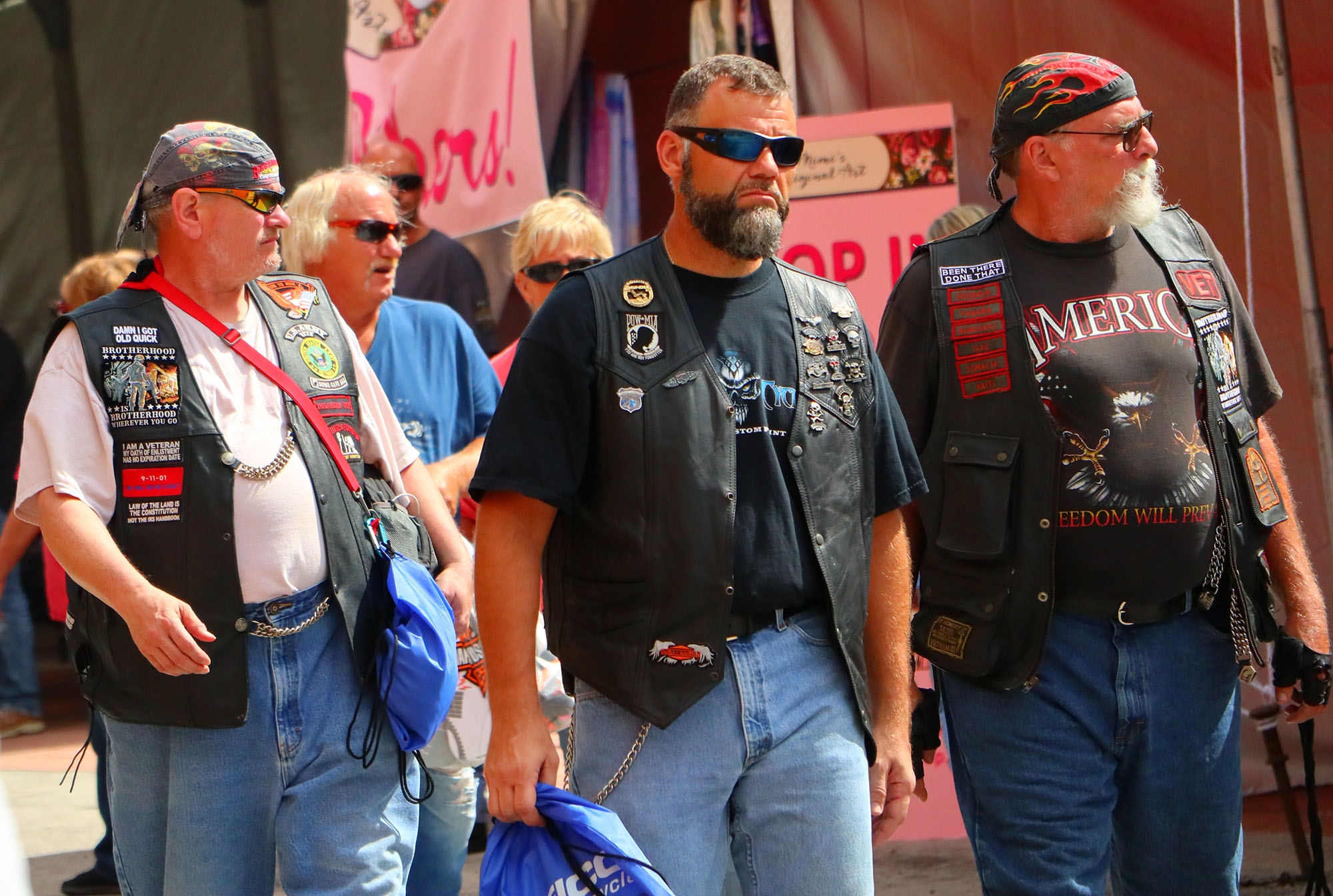 Veteran Bikers at the Cabbage Patch