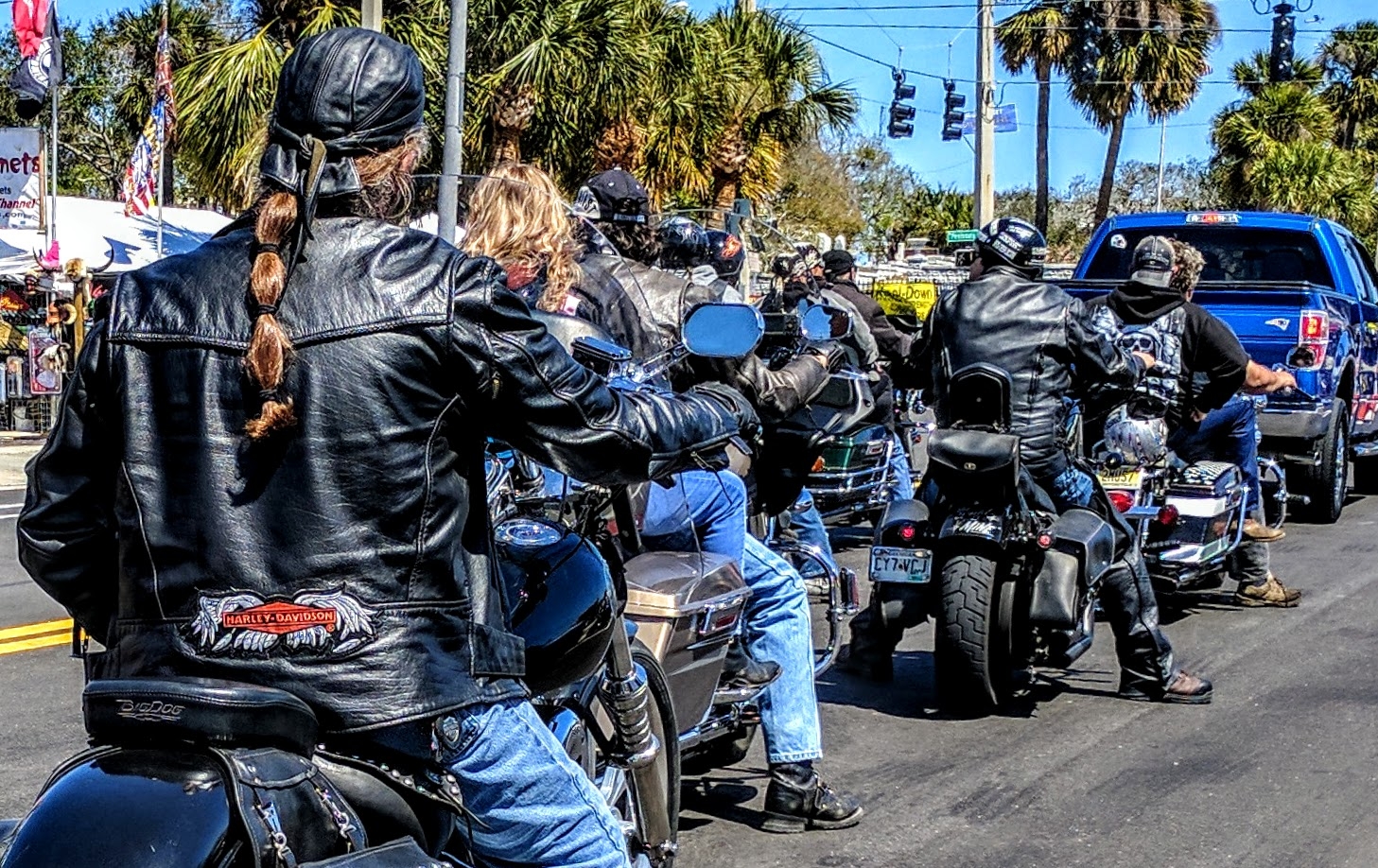 Bikers at Daytona Bike Week