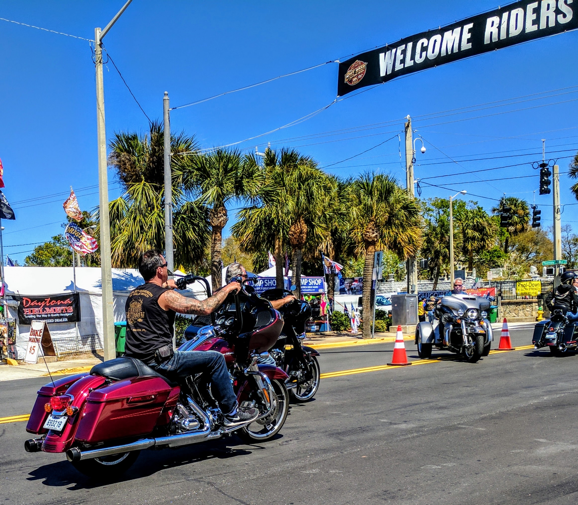 Blue Skies all Weekend at Last Week of Bike Week