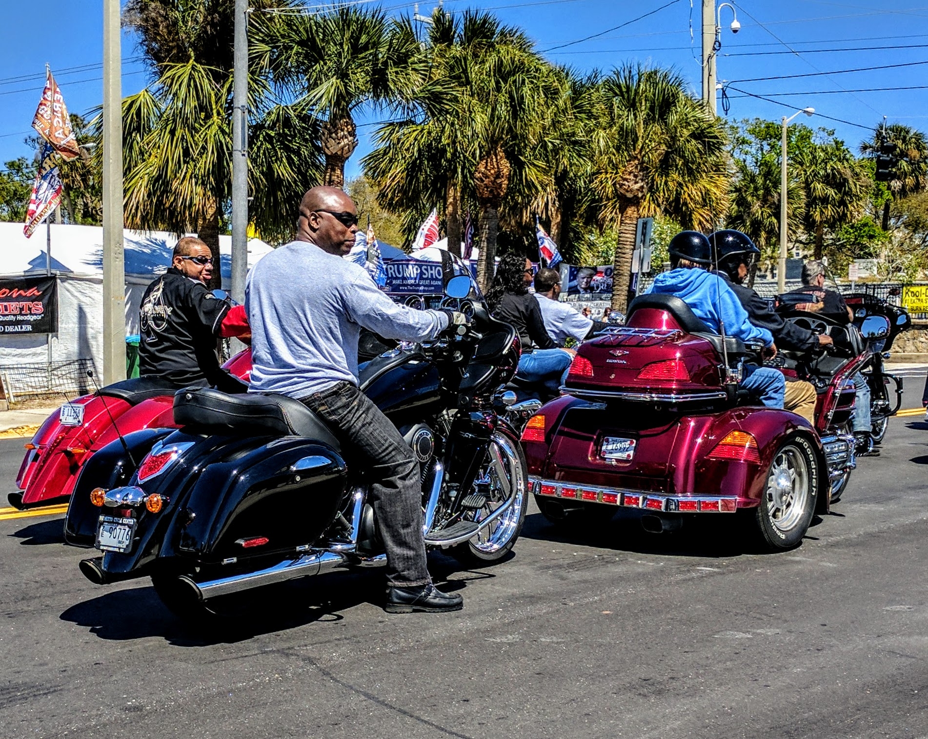 Bikers at Daytona Bike Week