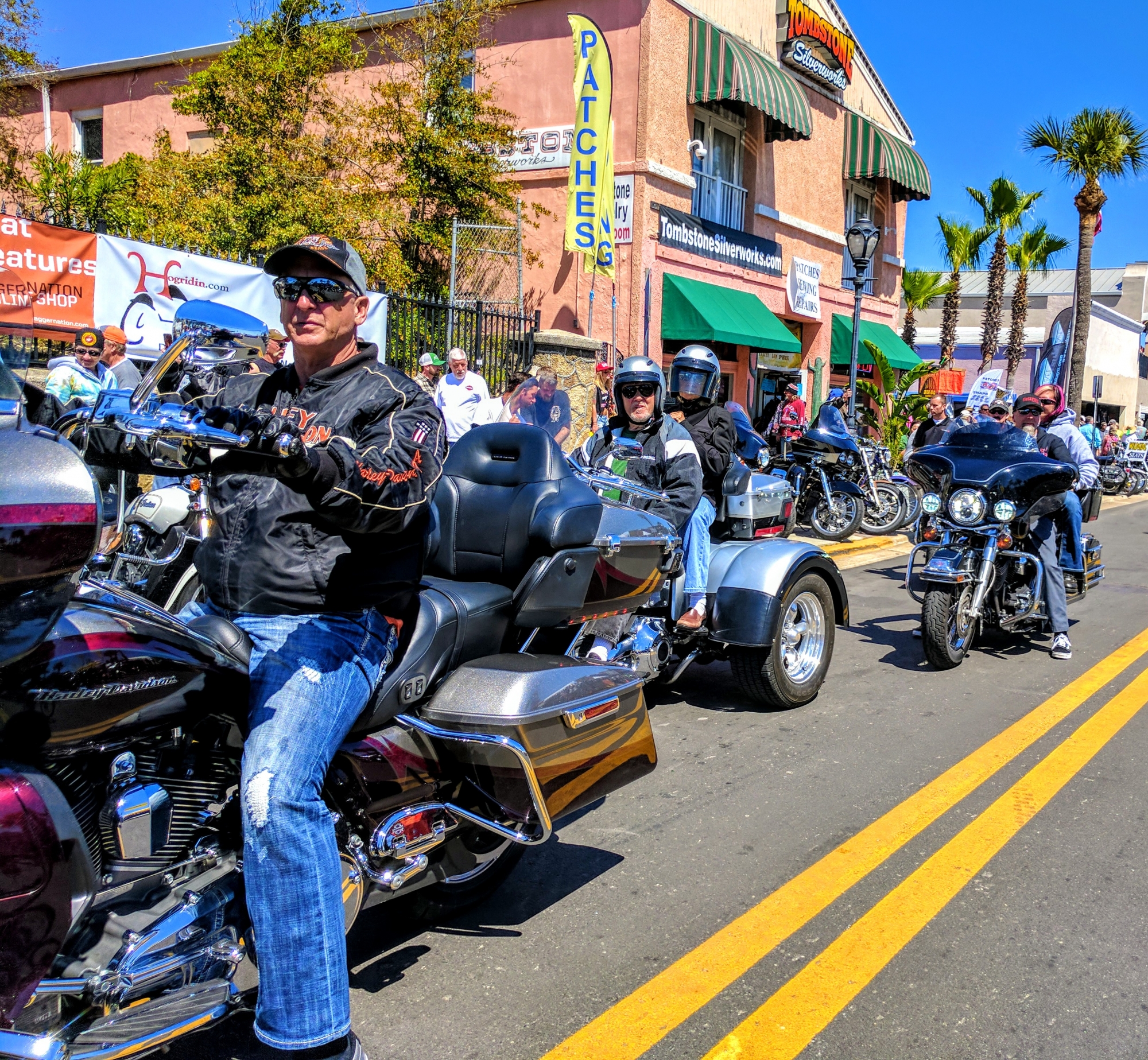 Bikers at Daytona Bike Week