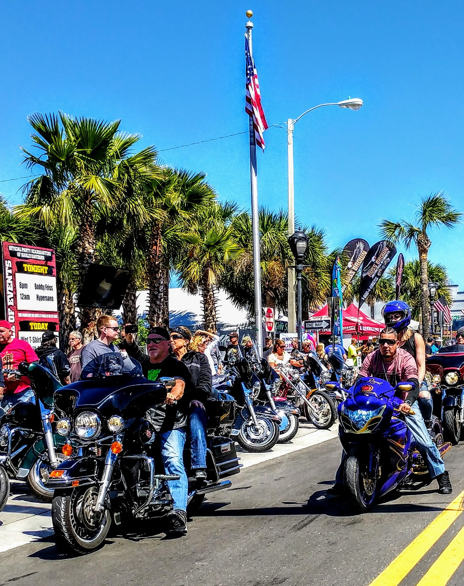 Blue Skies all Weekend at Last Week of Bike Week