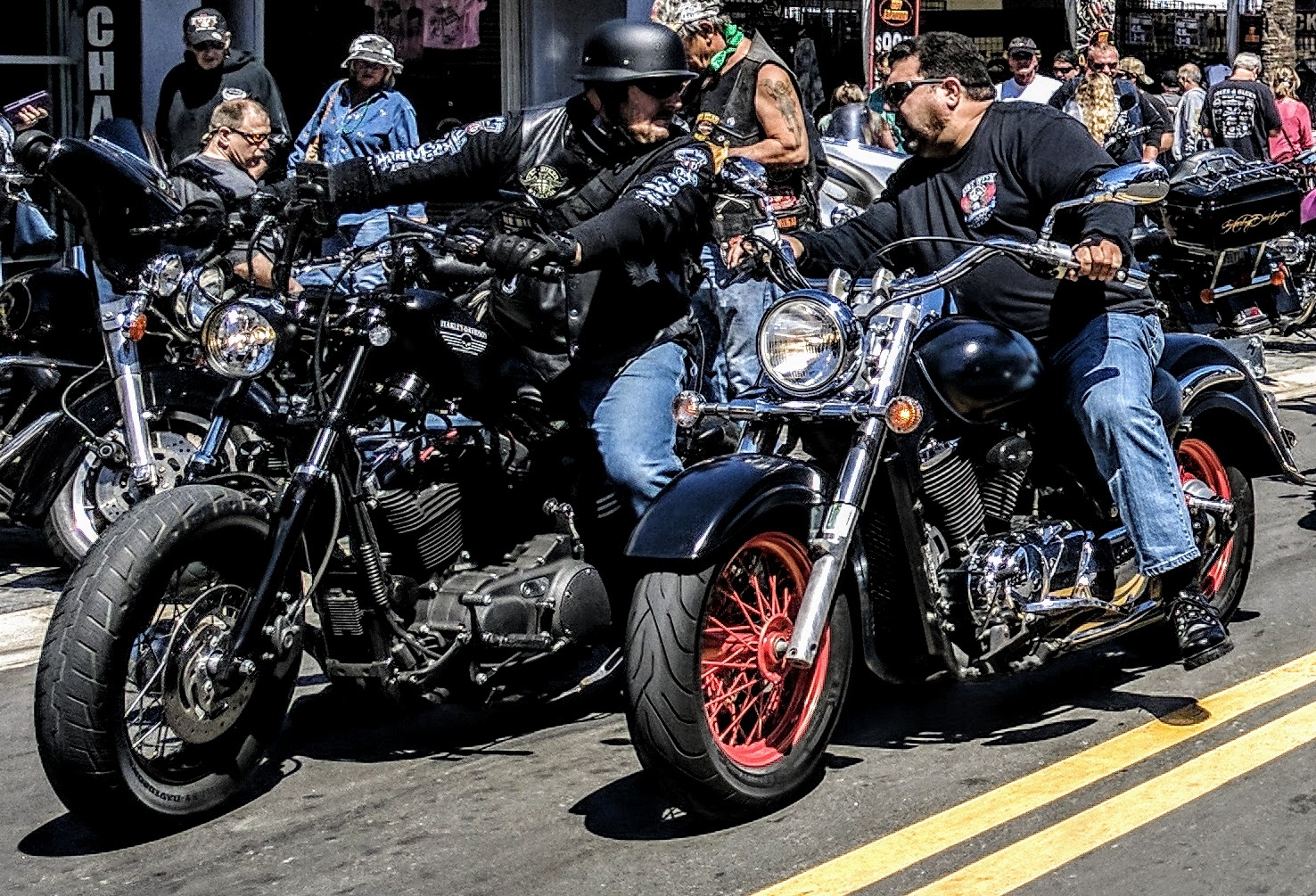 Bikers at Daytona Bike Week