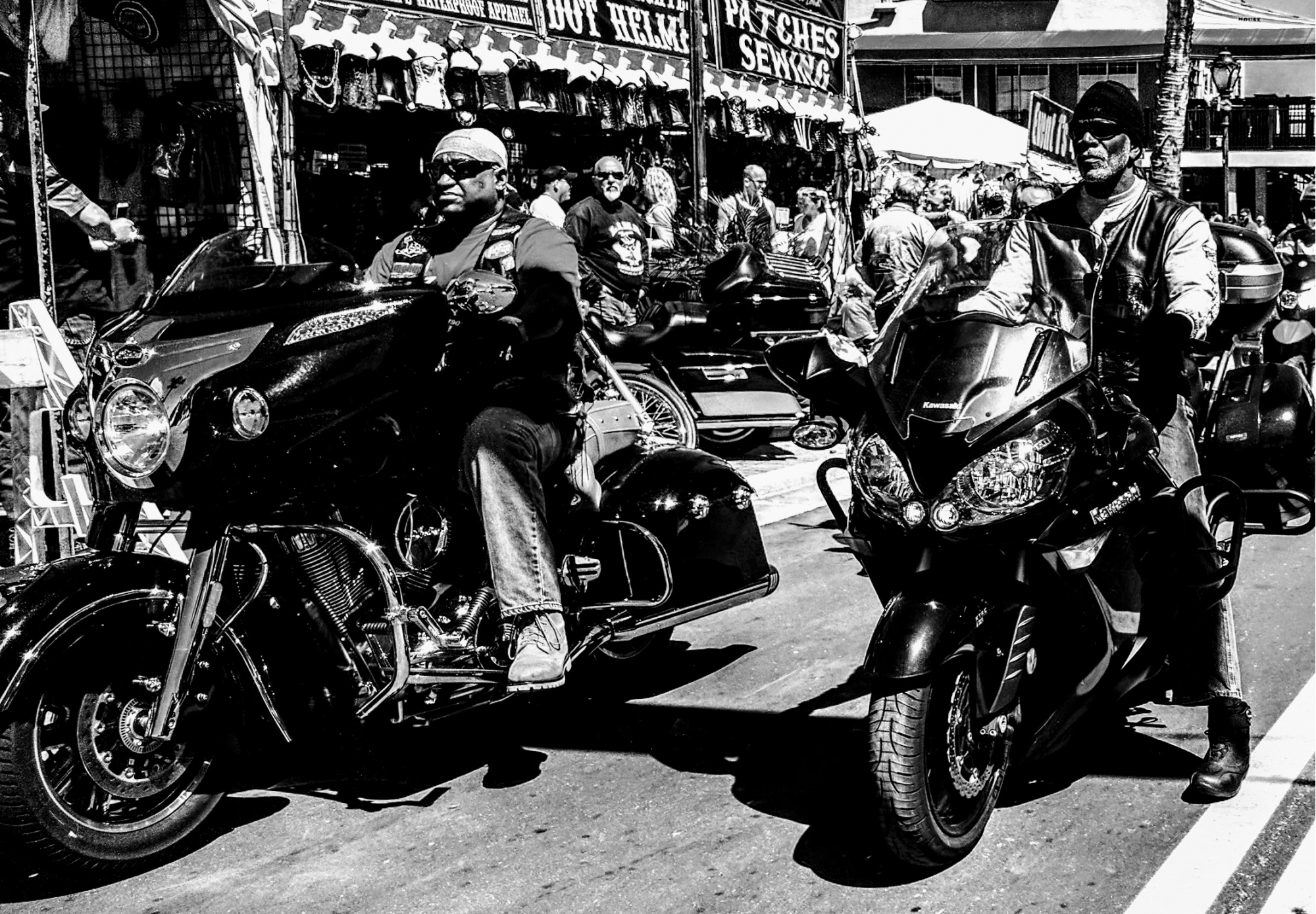 Bikers at Daytona Bike Week