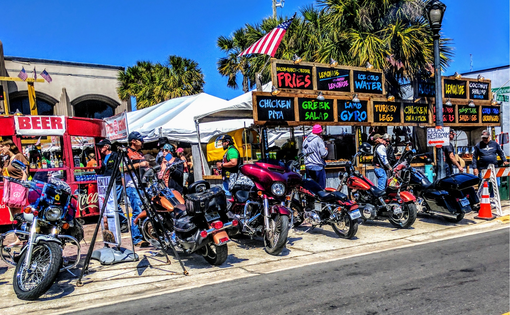 Blue Skies all Weekend at Last Week of Bike Week