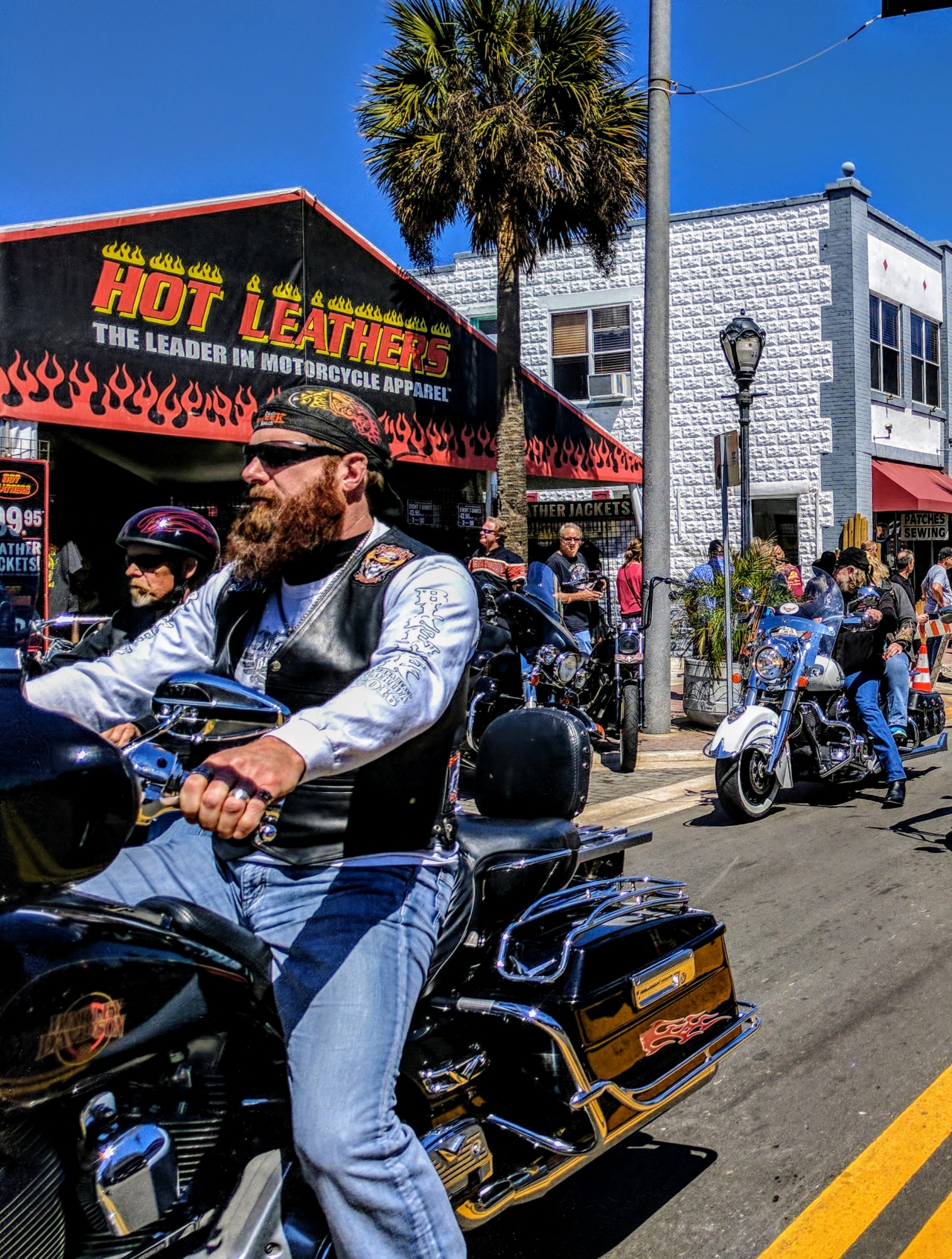 Bikers at Daytona Bike Week