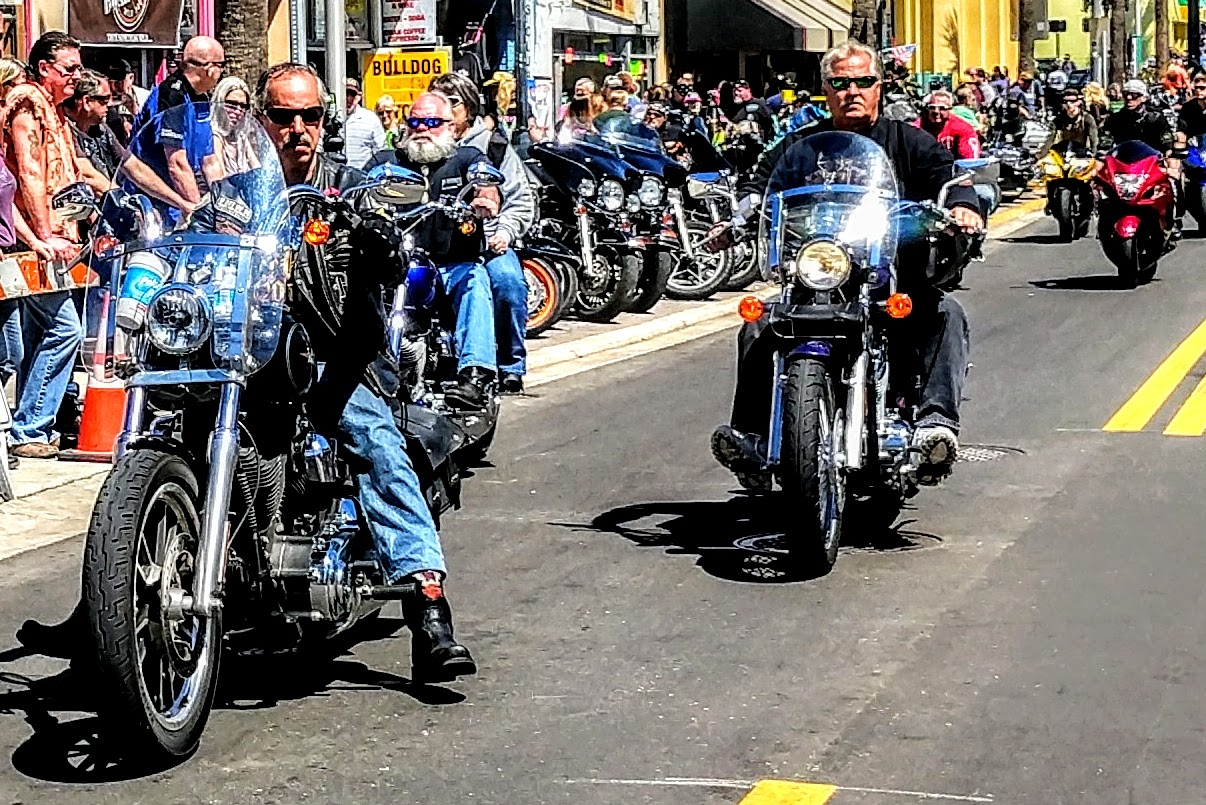 Bikers at Daytona Bike Week