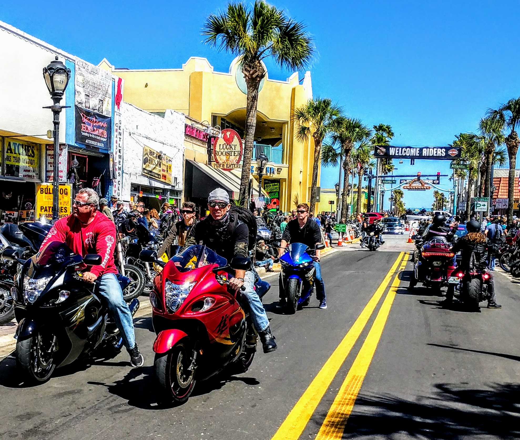 Blue Skies all Weekend at Last Week of Bike Week