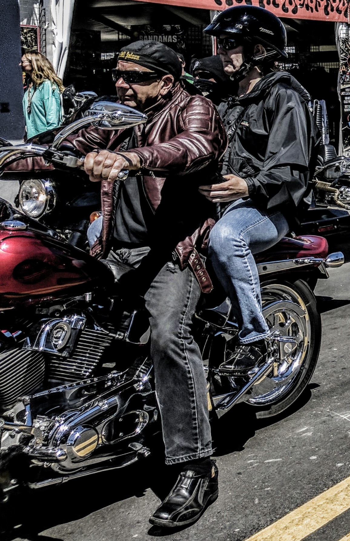 Bikers at Daytona Bike Week