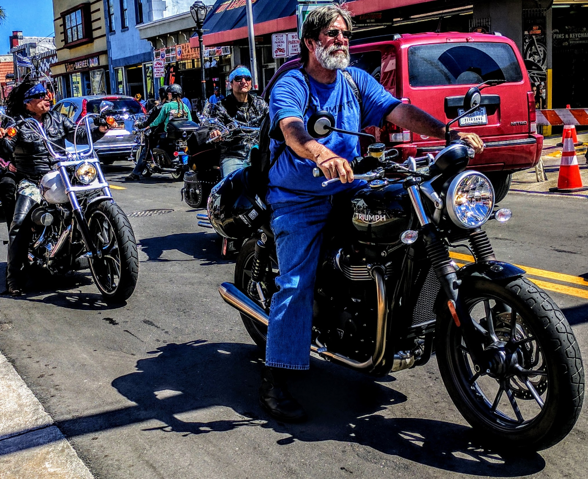 Bikers at Daytona Bike Week