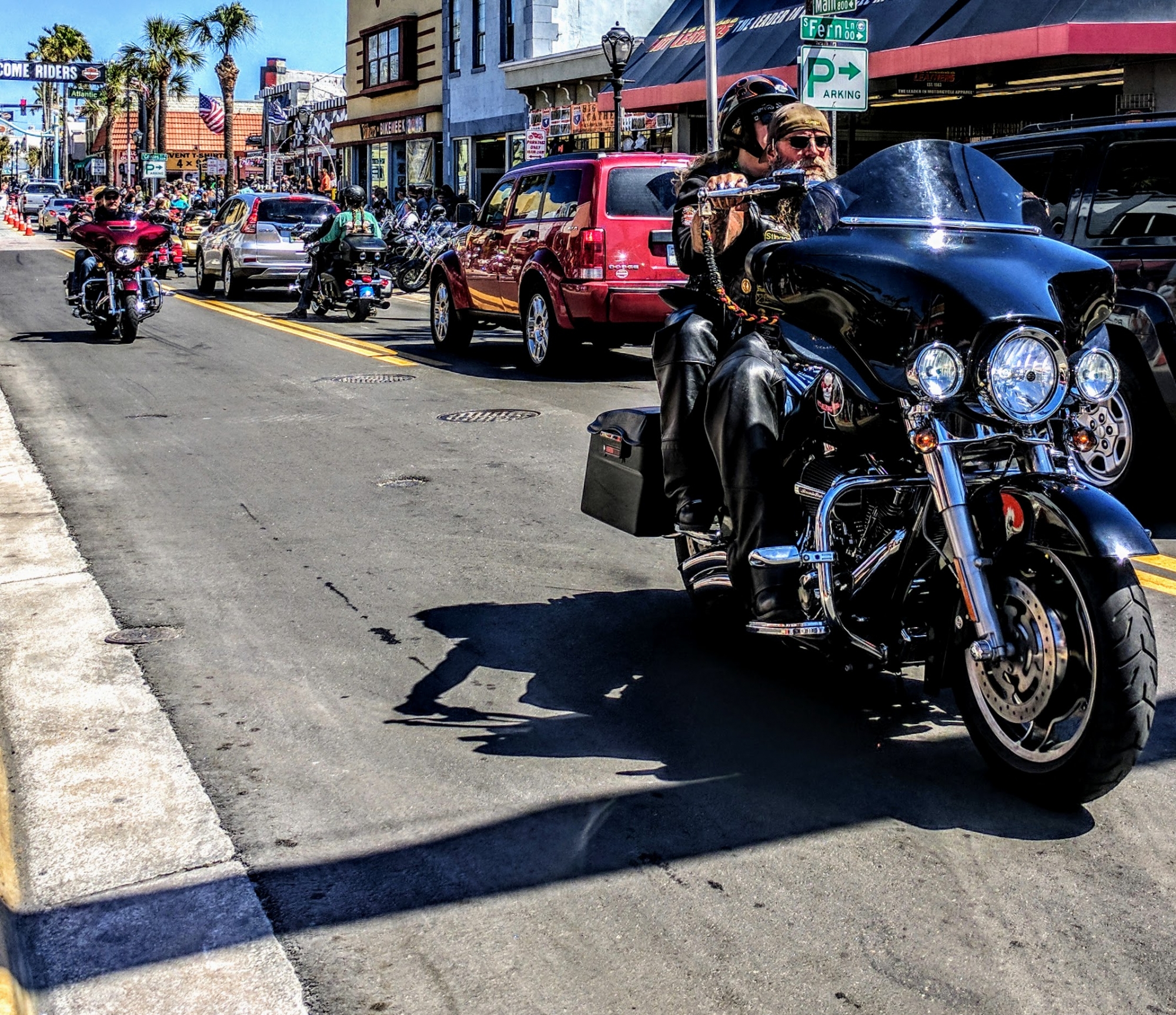 Bikers at Daytona Bike Week