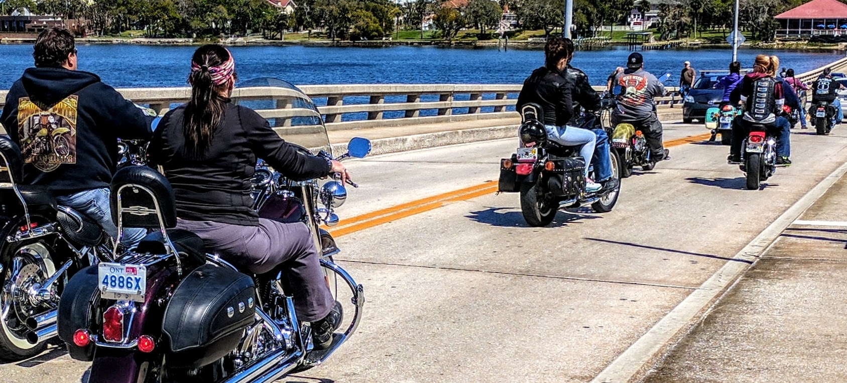 Bikers at Daytona Bike Week