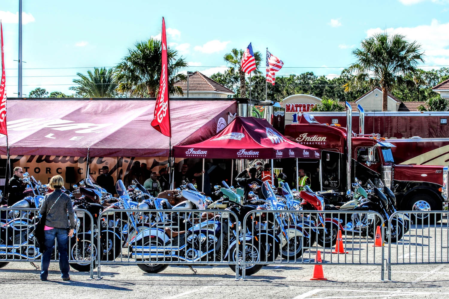 Scenes from the Daytona Speedway at Bike Week 2017