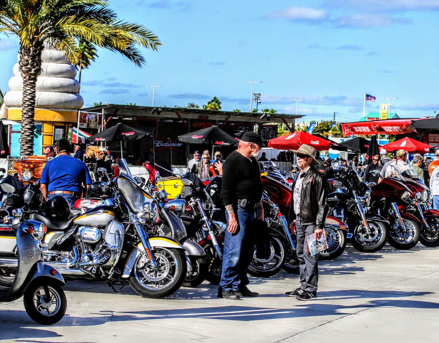 Scenes from the Daytona Speedway at Bike Week 2017