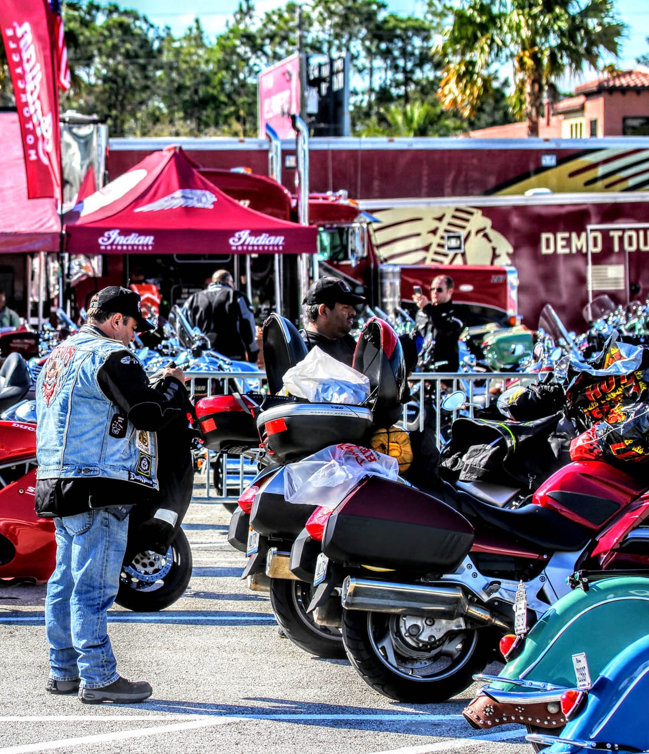 Scenes from the Daytona Speedway at Bike Week 2017