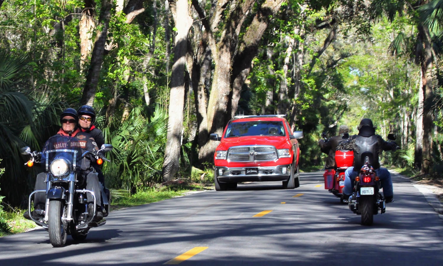 Nature Motorcycle Riding Photos