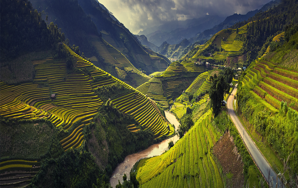 The Ma Pi Leng Pass, Vietnam 