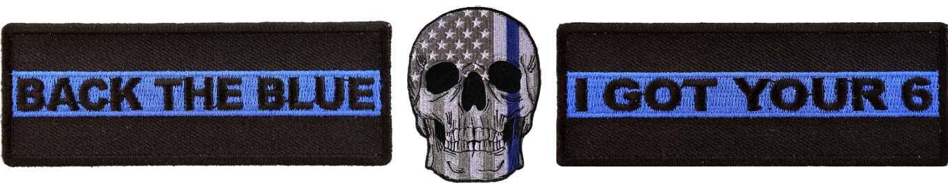 Police patches show support for law enforcement