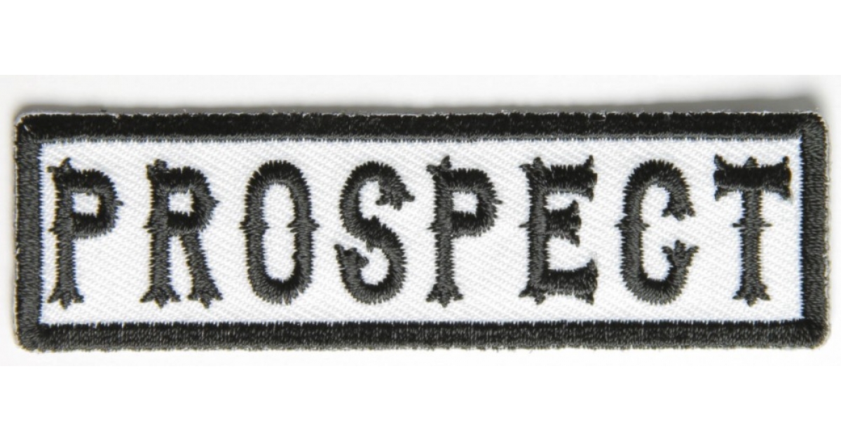 Prospect Patch Black On White | Ranks Titles Nicknames -TheCheapPlace