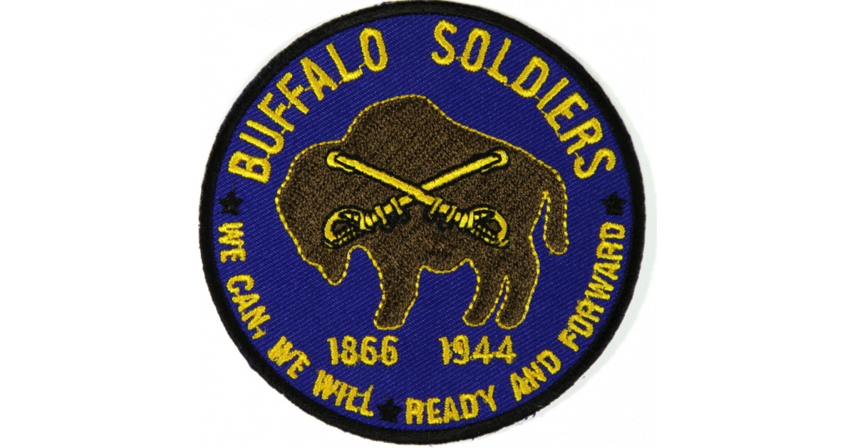 Buffalo Soldiers Patch We Can We Will Read and Forward | Army Patches