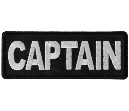  Captain Patch Capital C Tactical Patch Iron On or Sew