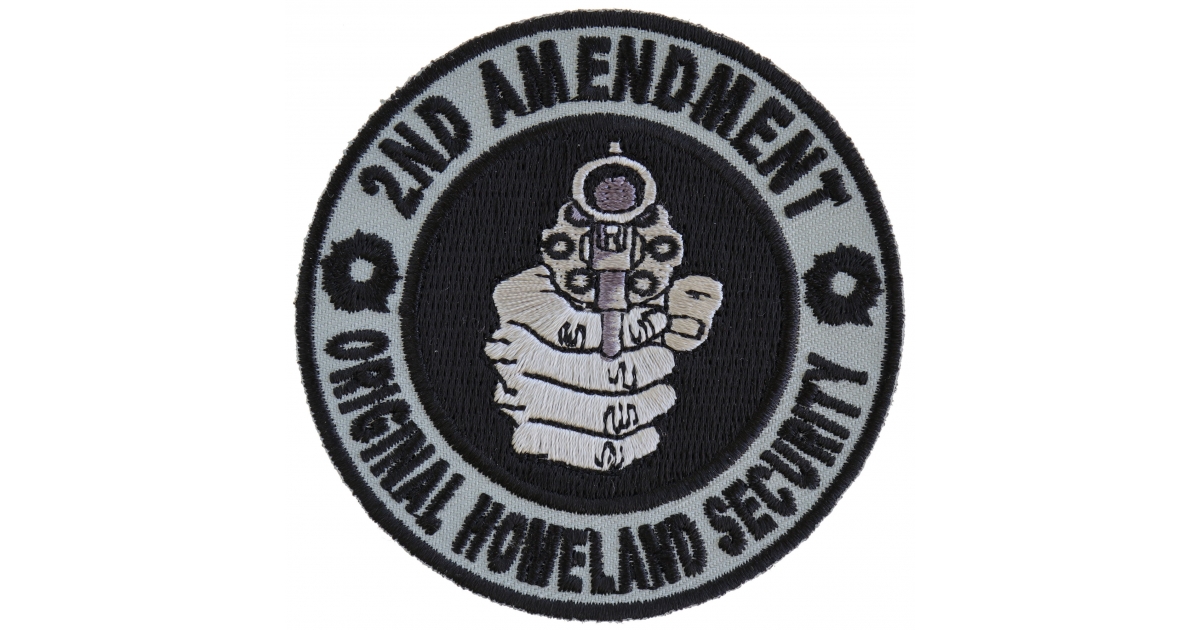 2nd Amendment Real Homeland Security Patch, Morale Patches