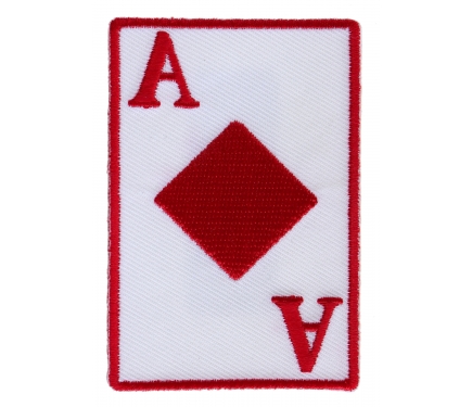 Ace Of Diamonds Novelty Iron on Patch - Iron on Novelty Patches by ...