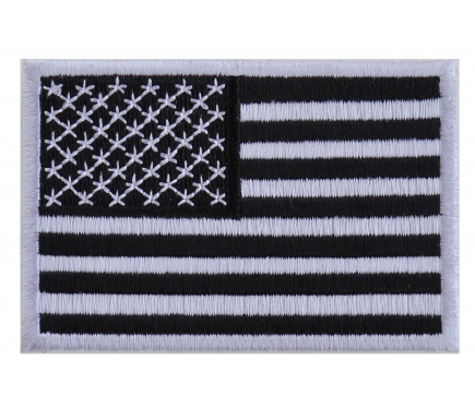 Subdued Black White US Flag Patch | American Flag Patches -TheCheapPlace