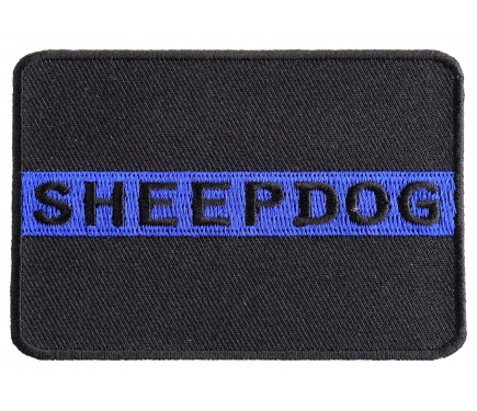 Thin Blue Line Sheepdog Patch For Law Enforcement | Police Patches ...