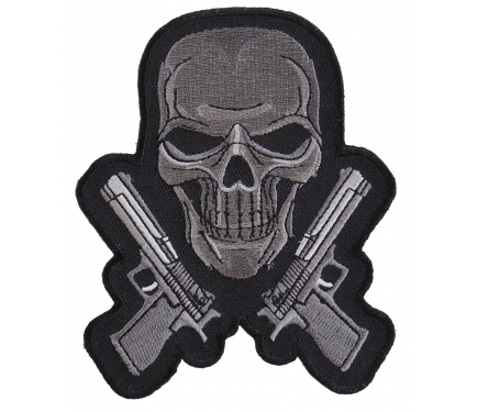 Guns and Skull Patch, Skull Patches by Ivamis Patches