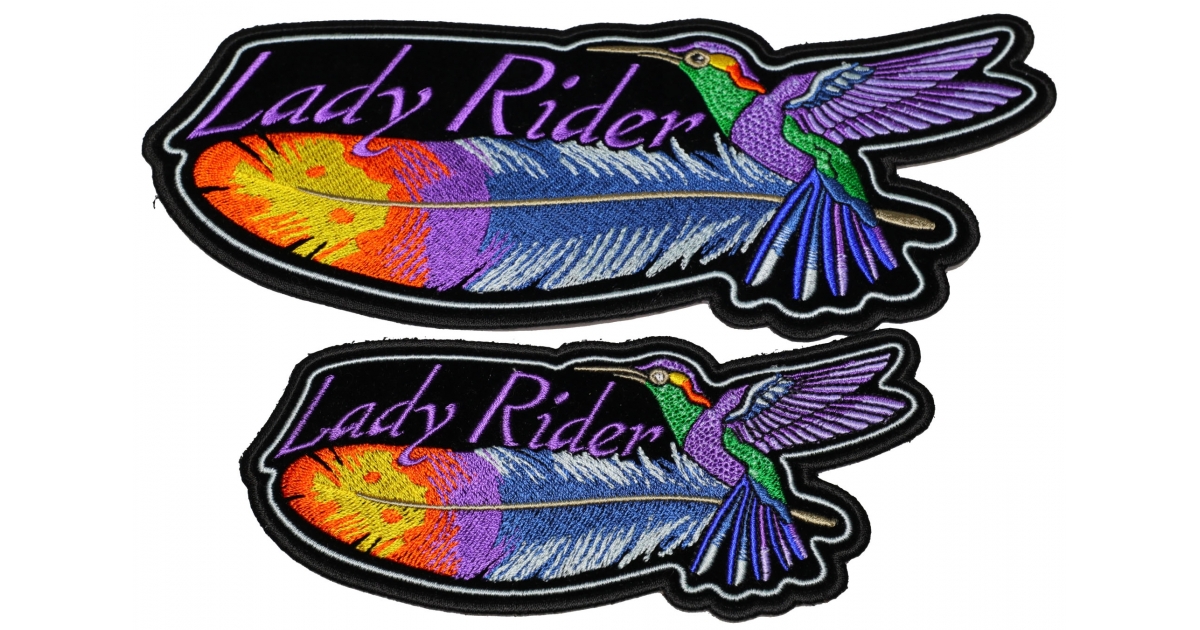 Butterfly Roses Lady Rider Patch, Large Biker Back Patches for Leather  Vests by Ivamis Patches