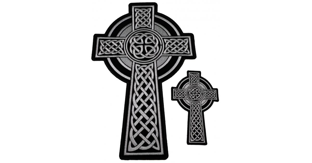 Christian Cross Patch, Large Christian Back Patches by Ivamis Patches