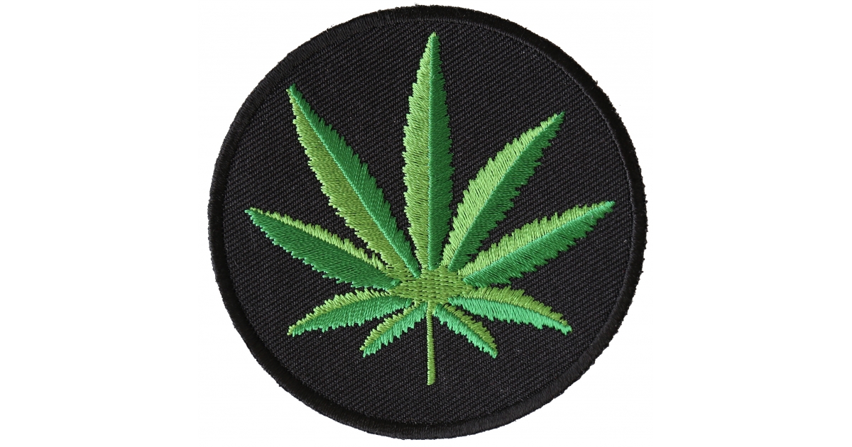 High Society Patch - Marijuana Leaf  Embroidered Pot Patches by Ivamis  Patches