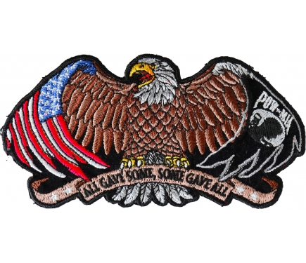 All Gave Some and Some Gave All POW MIA Eagle Patch by Ivamis Patches