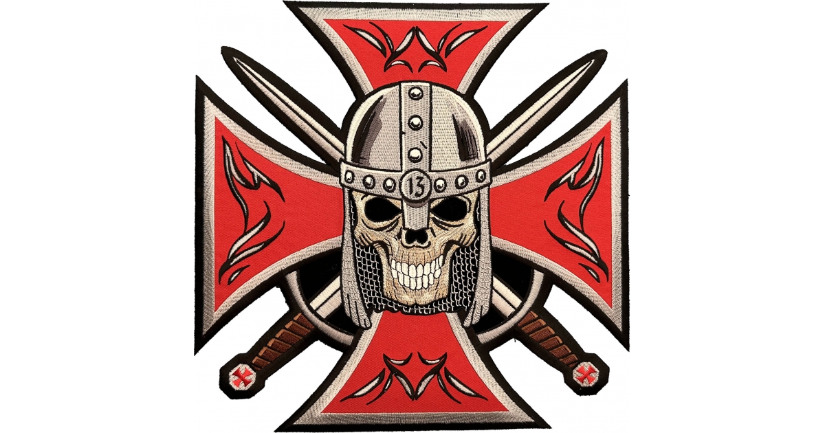 Maltese Cross Skull Knight Patch By Ivamis Patches