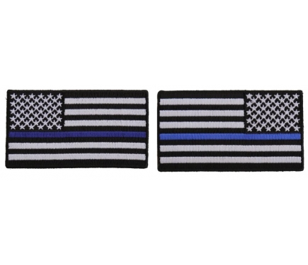 Subdued Thin Blue Line Gadsden Don't Tread On Me Flag Patch, Law Enforcement