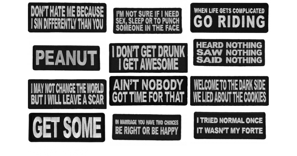 Funny Patches, I CAN'T SLEEP Funny Patches