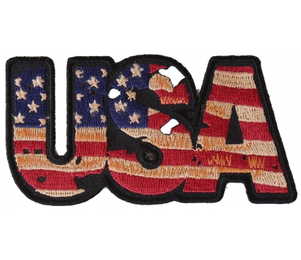 USA Vintage Patch Flag Embroidered Patch | Embroidered Patches by ...