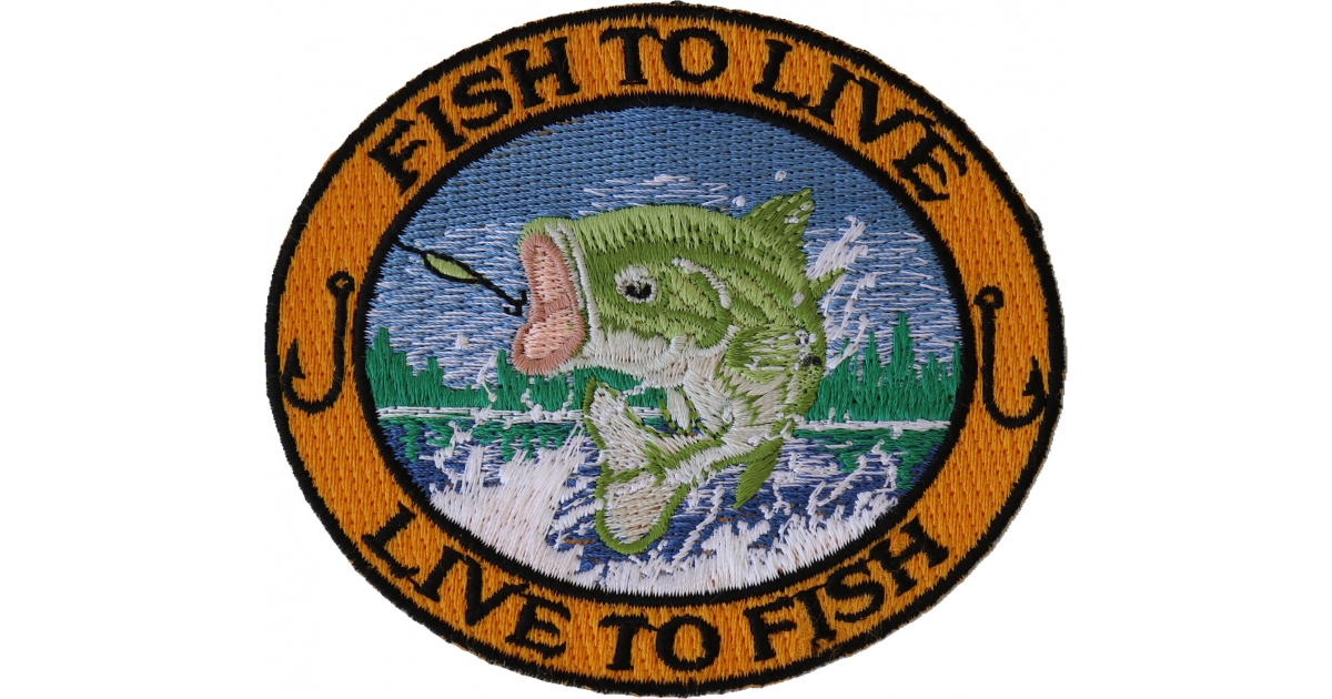 I'd Rather Be Fishing – Funny Embroidered Iron on Patches for Fisherman, Fishing Lovers | Sew on or Iron on Funny Saying Applique Patches for