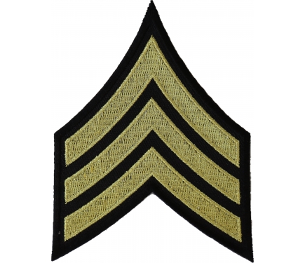 sergeant patch thecheapplace army chevron yellow