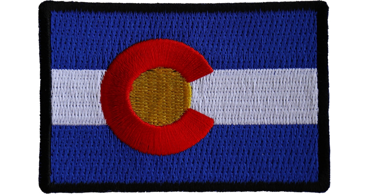 Colorado State Flag Patch by Ivamis Patches