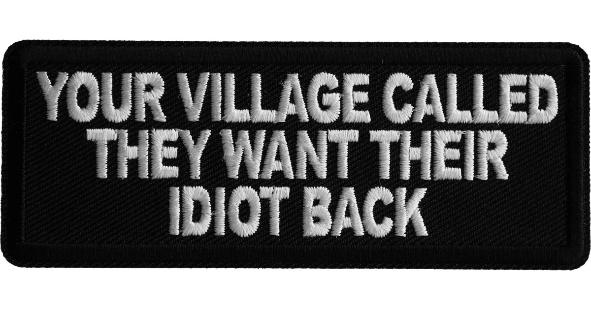 I'm Allergic To Stupidity I Break Out In Sarcasm Funny Iron on Patch - Iron  on Funny Patches by Ivamis Patches