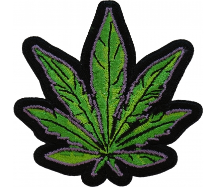 Pot Leaf Iron on Patch by Ivamis Patches