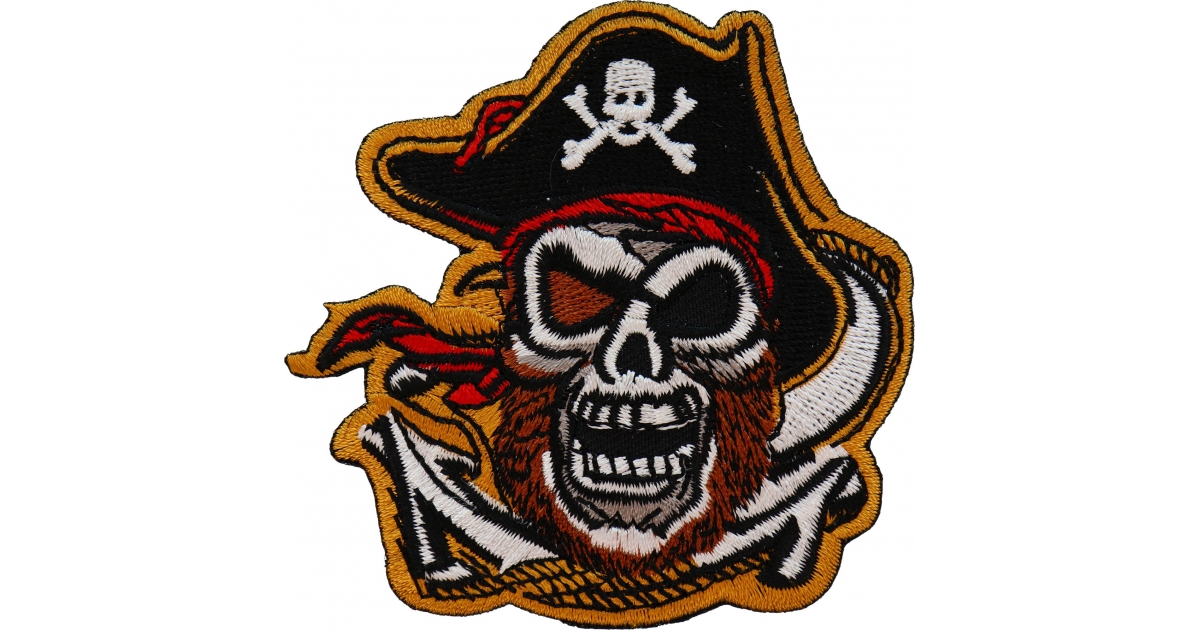 Red Eyes Skull Patch Iron-On Patches For Jackets / Biker Patch