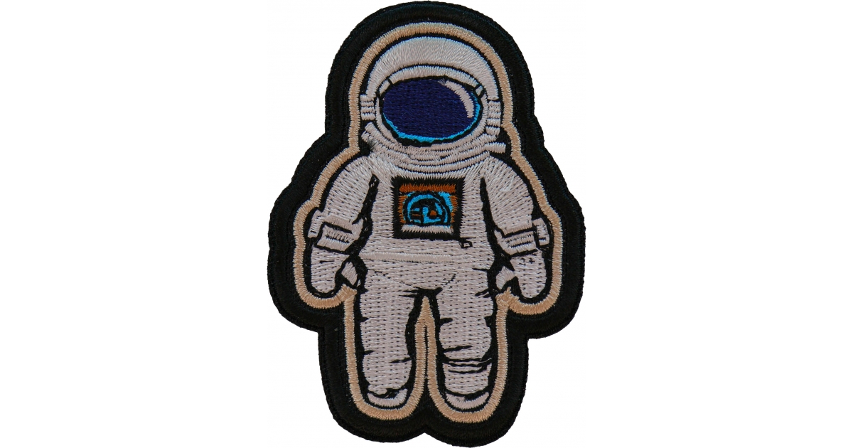 Floating Astronaut Patch, Iron on Patches by Ivamis Patches