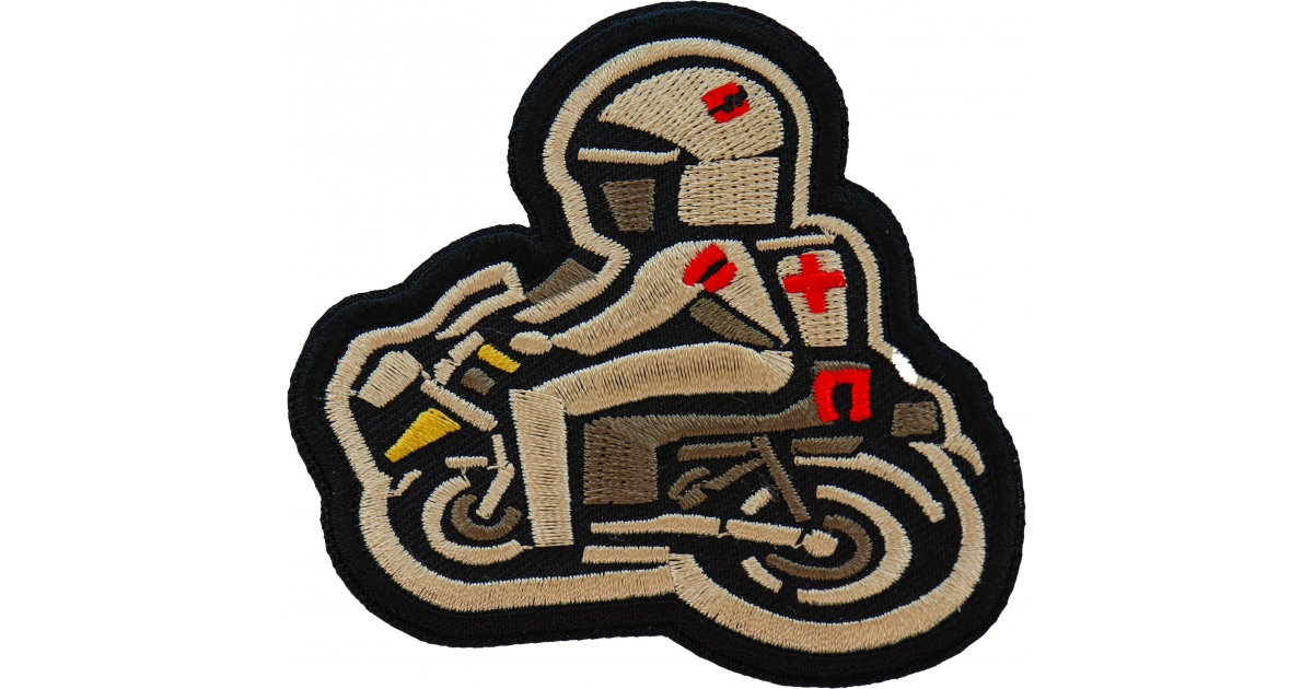 EMT Iron-on Embroidered Patch