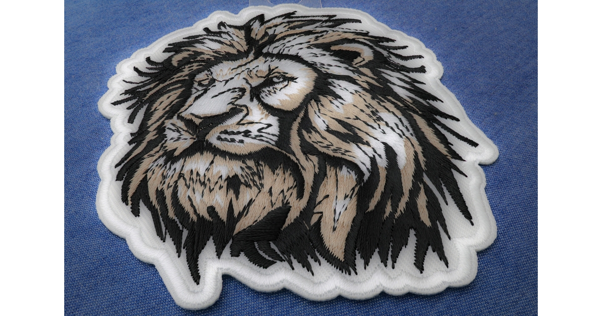 Moks170(p) outlet large lion embroidered patch